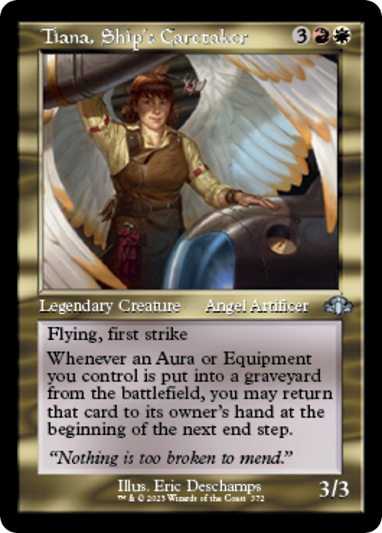 Image for Tiana, Ship's Caretaker (Retro Frame) (372) [Dominaria Remastered] - Magic: The Gathering