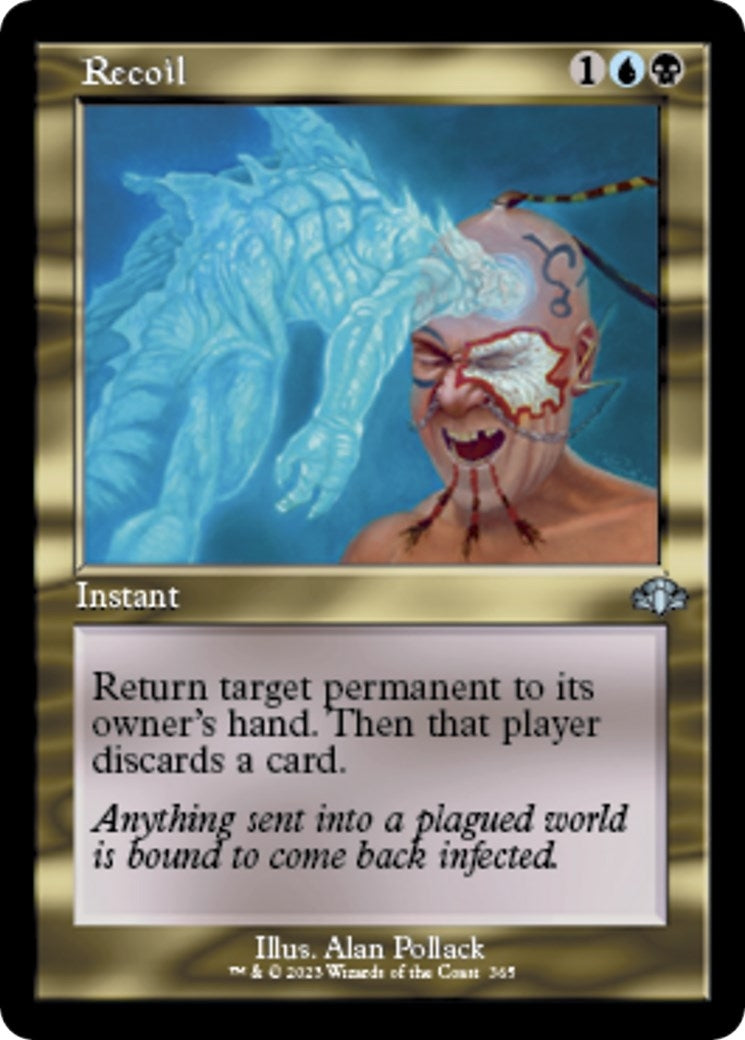 Image for Recoil (Retro Frame) (365) [Dominaria Remastered] - Magic: The Gathering