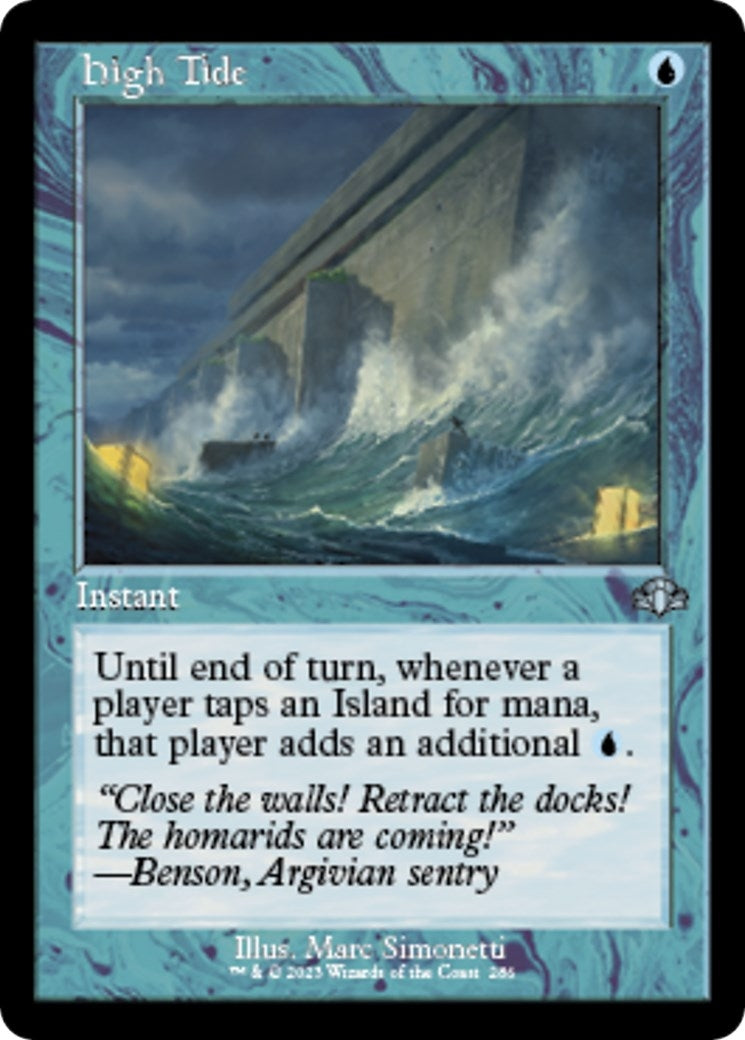 Image for High Tide (Retro Frame) (286) [Dominaria Remastered] - Magic: The Gathering