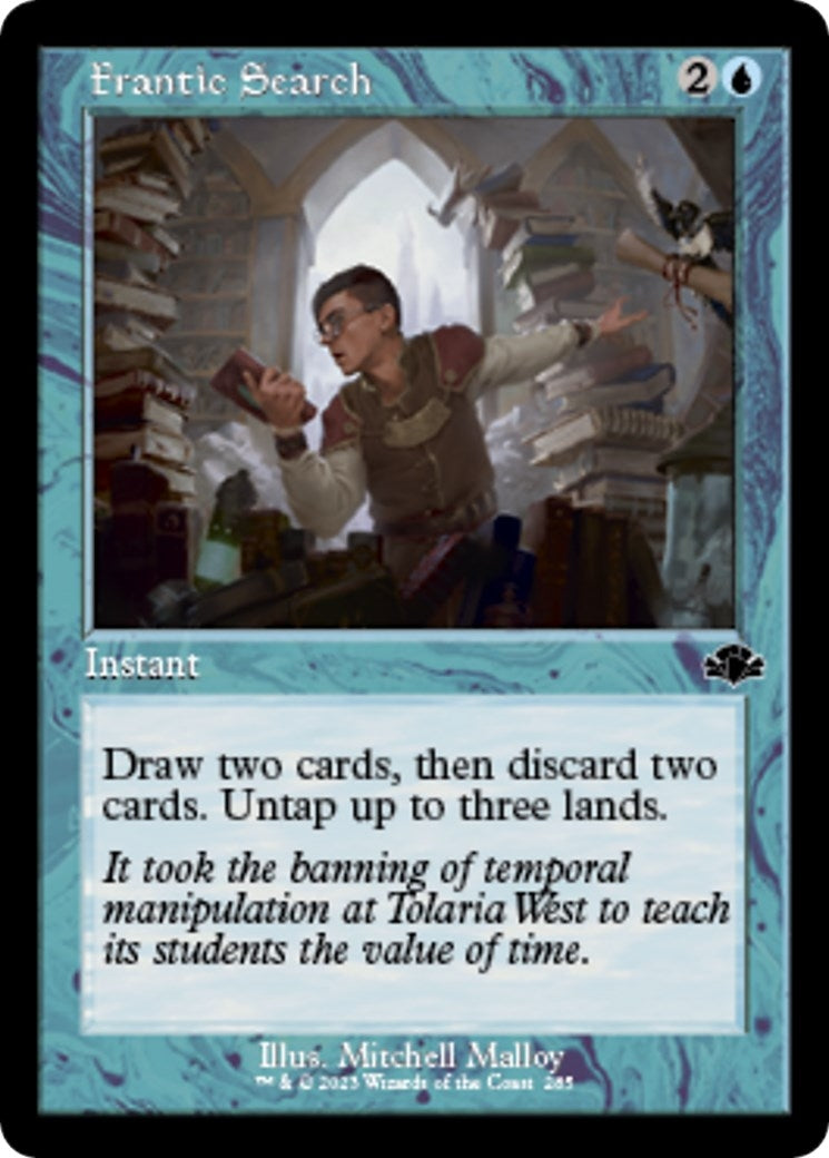 Image for Frantic Search (Retro Frame) (285) [Dominaria Remastered] - Magic: The Gathering