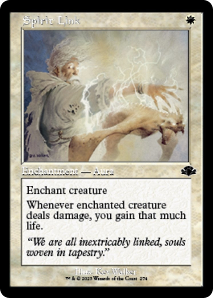 Image for Spirit Link (Retro Frame) (274) [Dominaria Remastered] - Magic: The Gathering