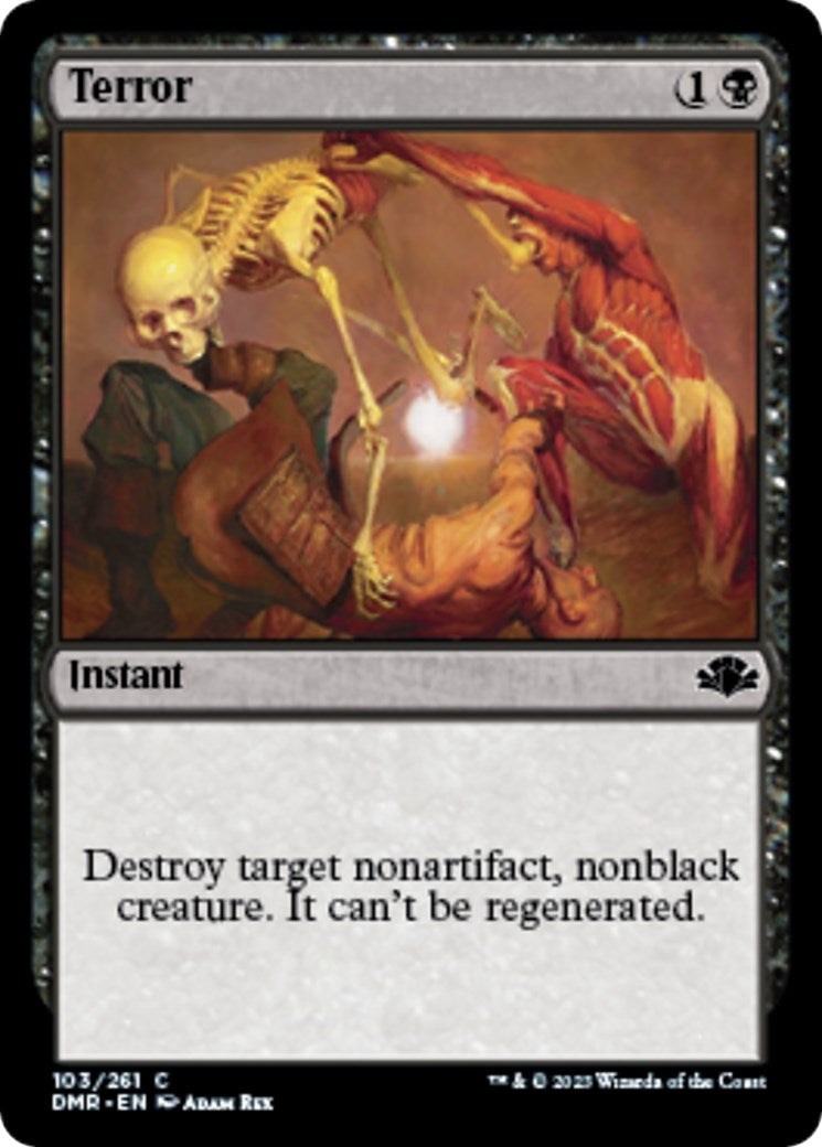 Image for Terror (103) [Dominaria Remastered] - Magic: The Gathering