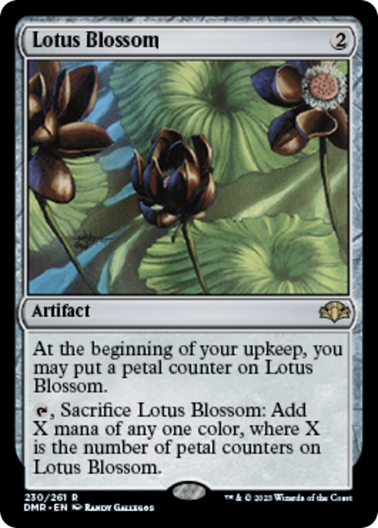 Image for Lotus Blossom (230) [Dominaria Remastered] - Magic: The Gathering