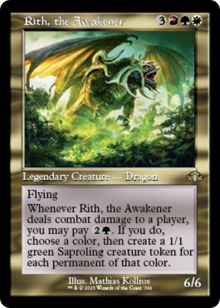 Image for Rith, the Awakener (Retro Frame) (366) [Dominaria Remastered] - Magic: The Gathering
