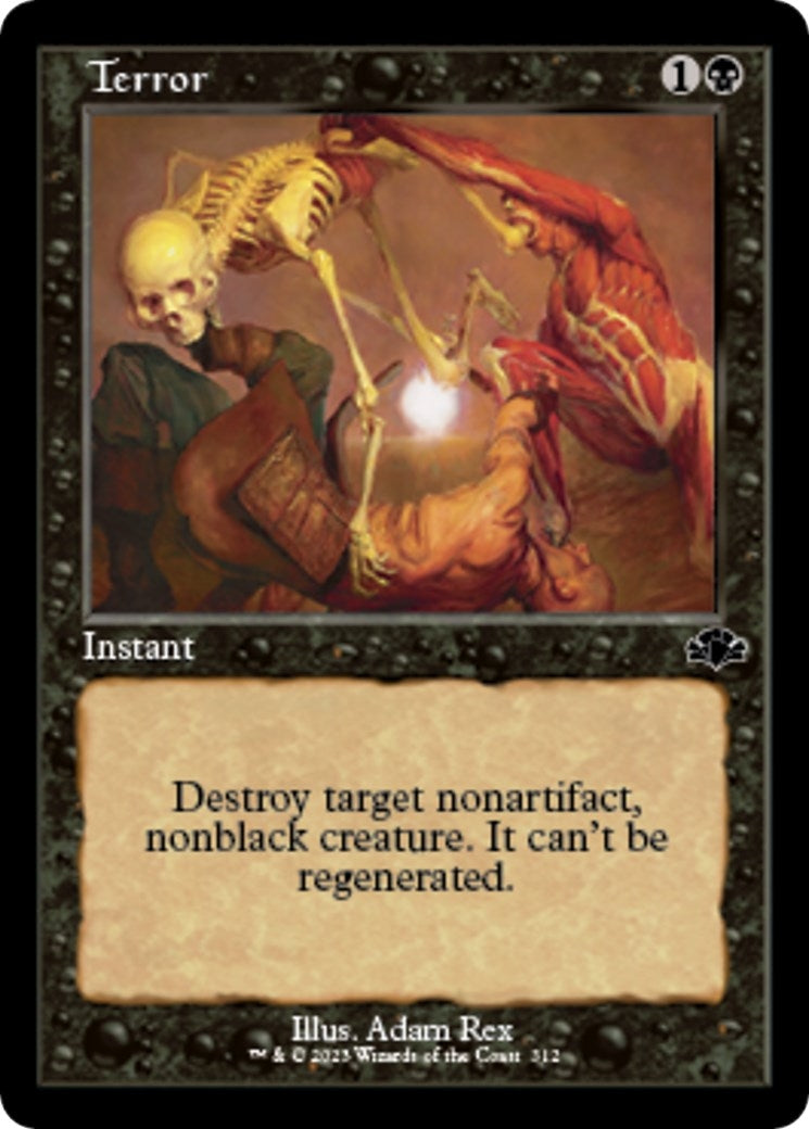Image for Terror (Retro Frame) (312) [Dominaria Remastered] - Magic: The Gathering