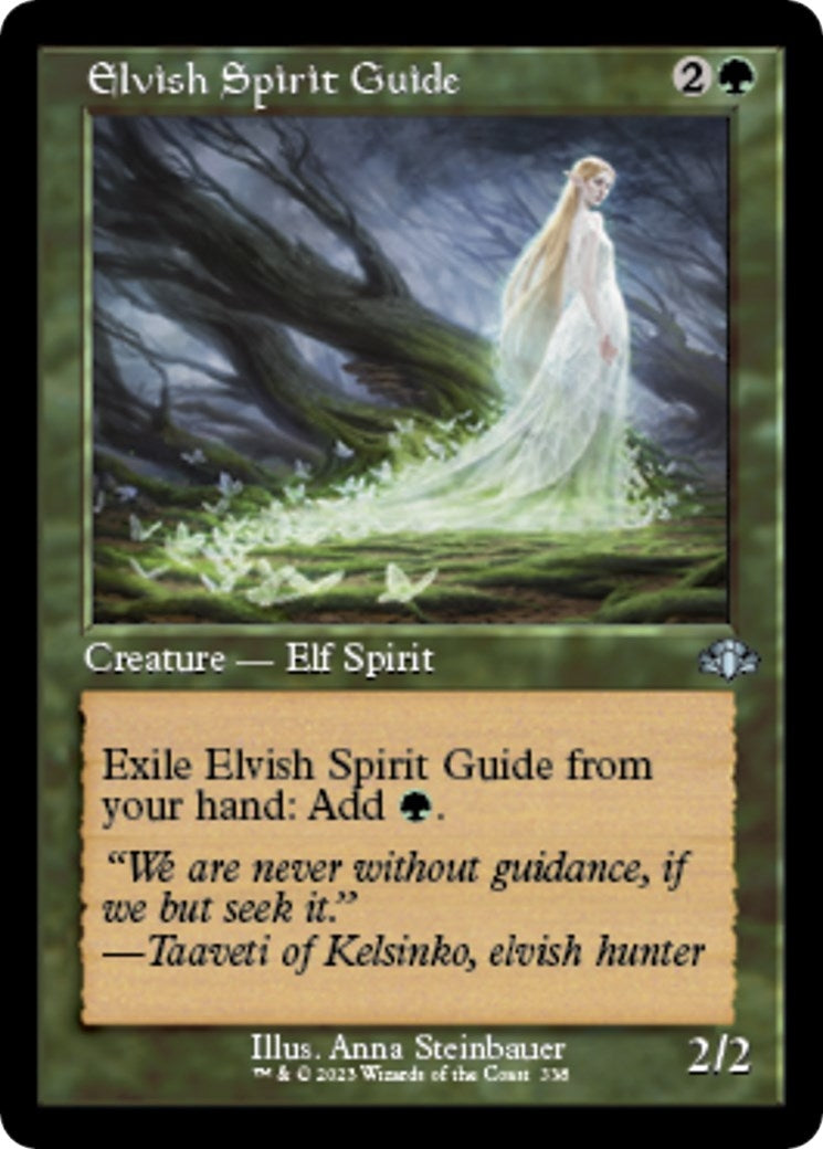 Image for Elvish Spirit Guide (Retro Frame) (338) [Dominaria Remastered] - Magic: The Gathering