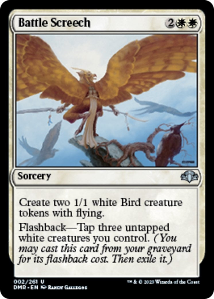 Image for Battle Screech (2) [Dominaria Remastered] - Magic: The Gathering