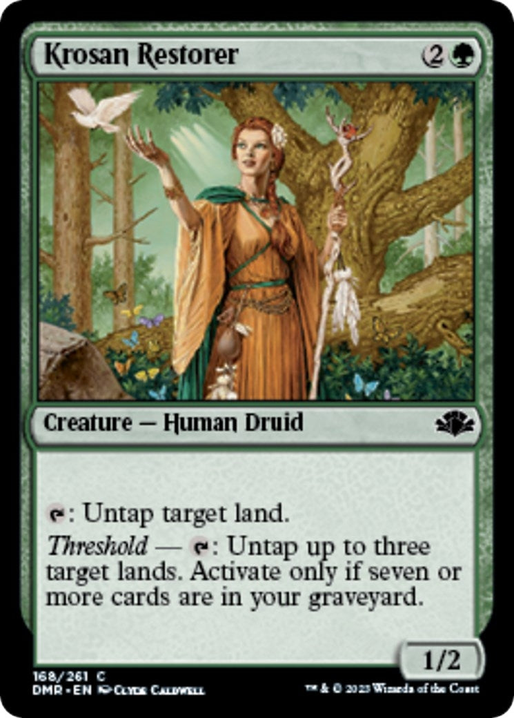 Image for Krosan Restorer (168) [Dominaria Remastered] - Magic: The Gathering