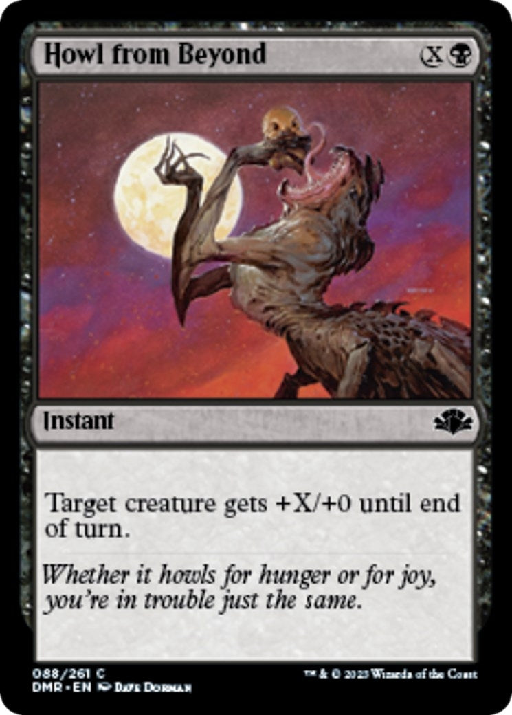 Image for Howl from Beyond (88) [Dominaria Remastered] - Magic: The Gathering