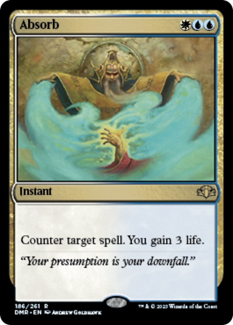 Image for Absorb (186) [Dominaria Remastered] - Magic: The Gathering