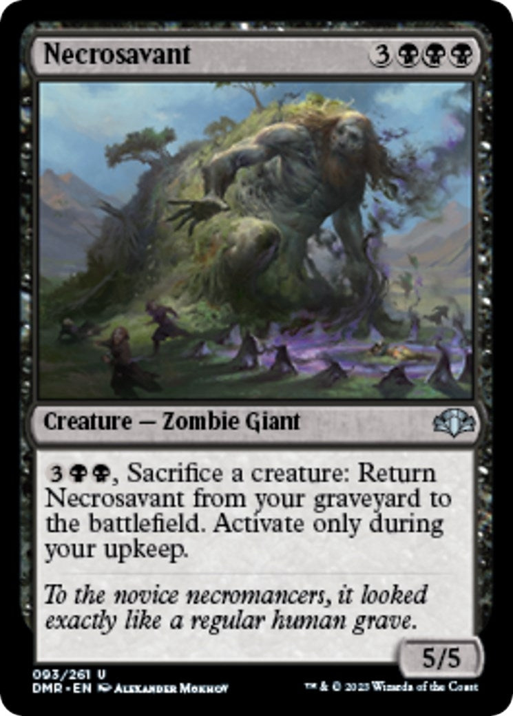 Image for Necrosavant (93) [Dominaria Remastered] - Magic: The Gathering
