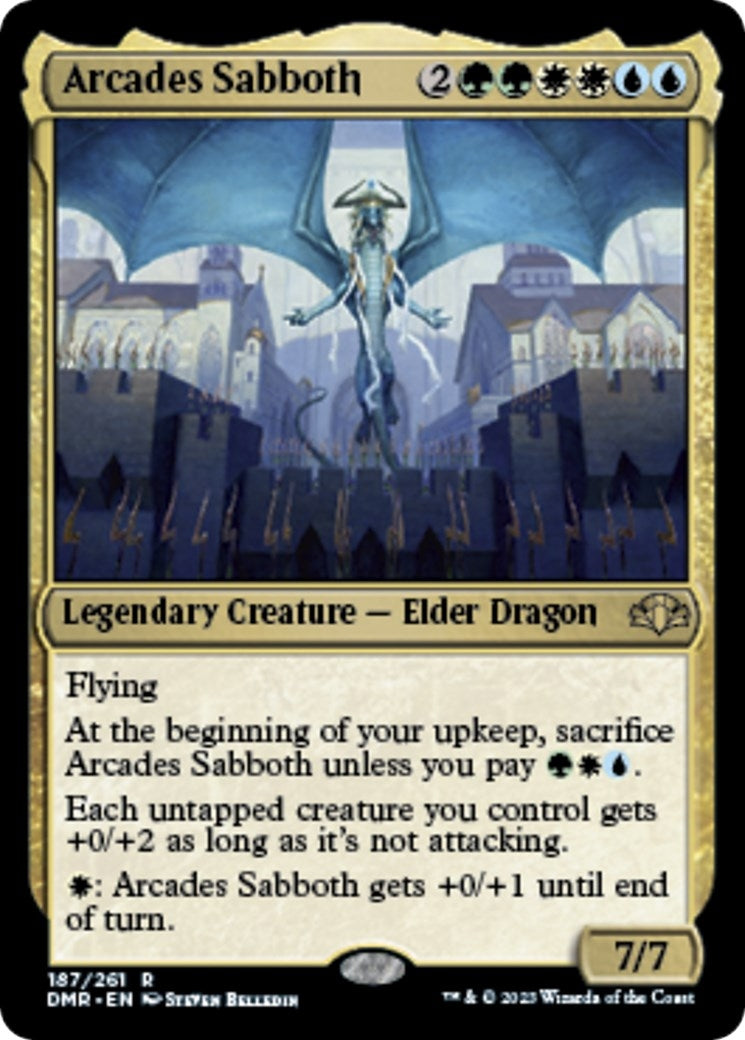 Image for Arcades Sabboth (187) [Dominaria Remastered] - Magic: The Gathering