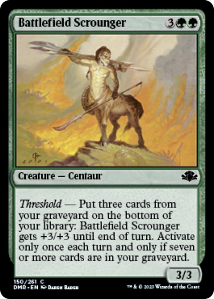 Image for Battlefield Scrounger (150) [Dominaria Remastered] - Magic: The Gathering