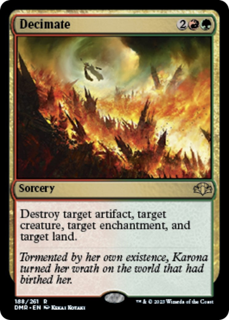 Image for Decimate (188) [Dominaria Remastered] - Magic: The Gathering