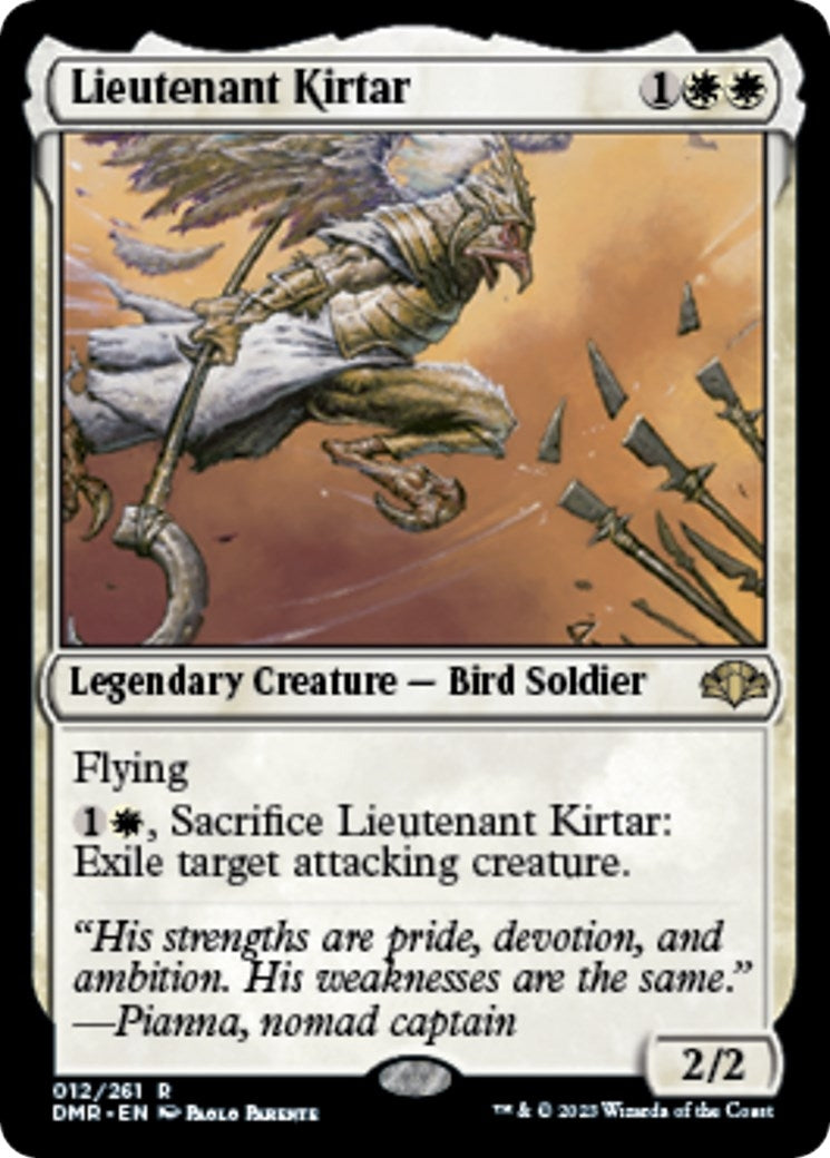 Image for Lieutenant Kirtar (12) [Dominaria Remastered] - Magic: The Gathering