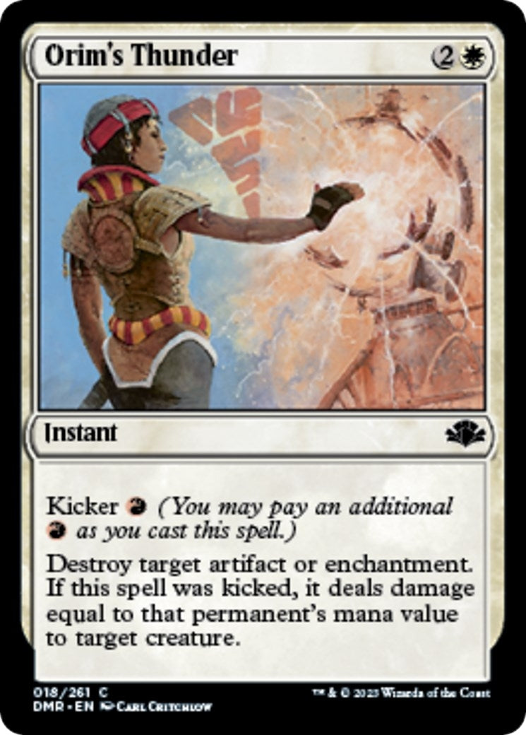 Image for Orim's Thunder (18) [Dominaria Remastered] - Magic: The Gathering