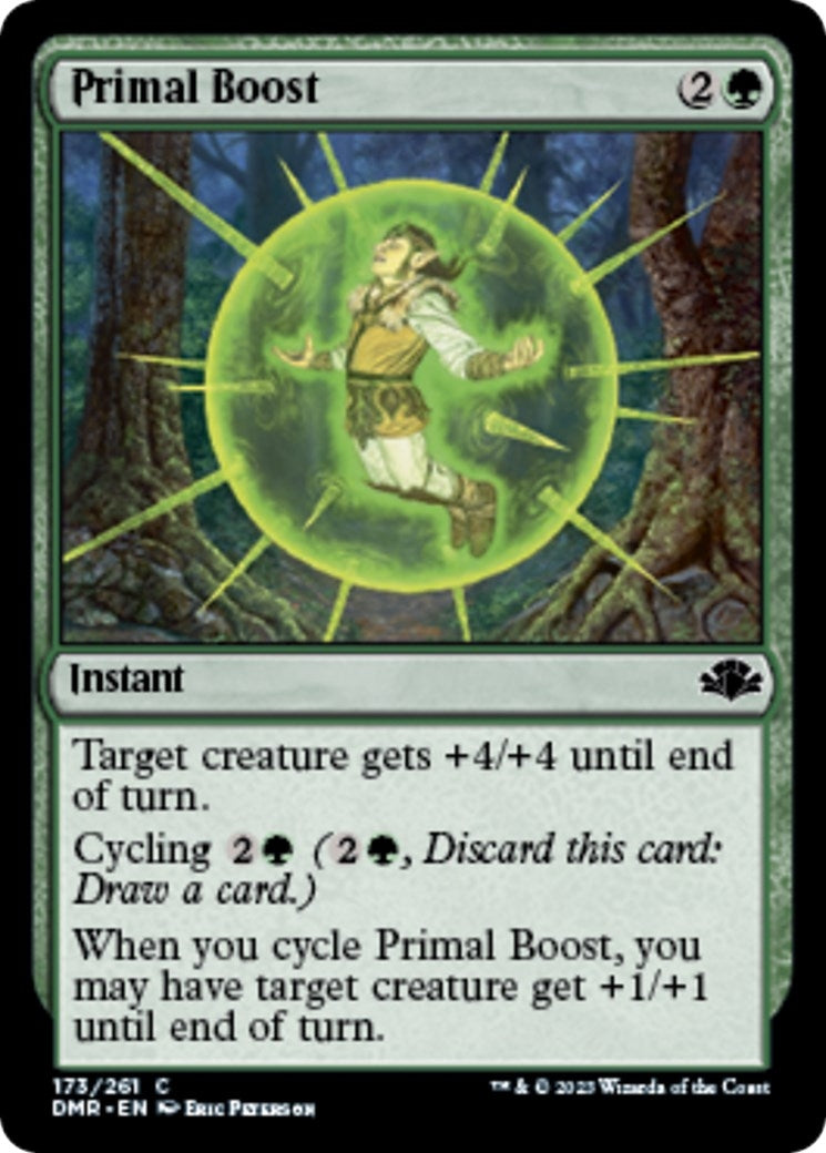 Image for Primal Boost (173) [Dominaria Remastered] - Magic: The Gathering