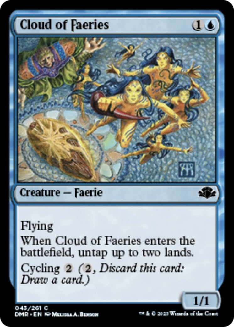 Image for Cloud of Faeries (43) [Dominaria Remastered] - Magic: The Gathering