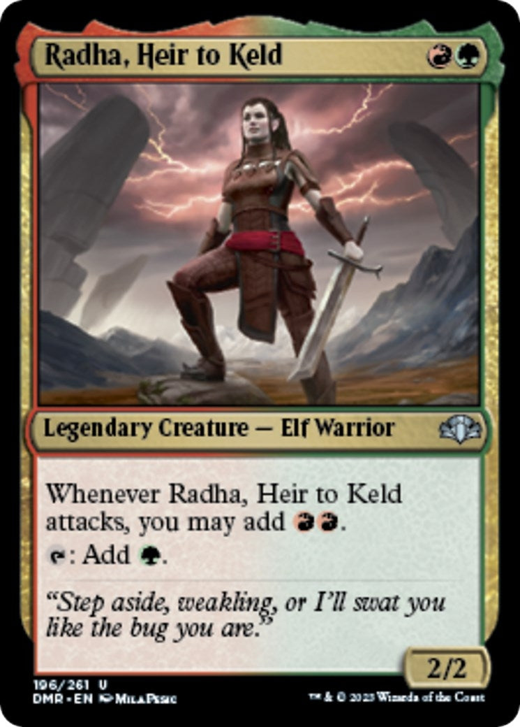 Image for Radha, Heir to Keld (196) [Dominaria Remastered] - Magic: The Gathering