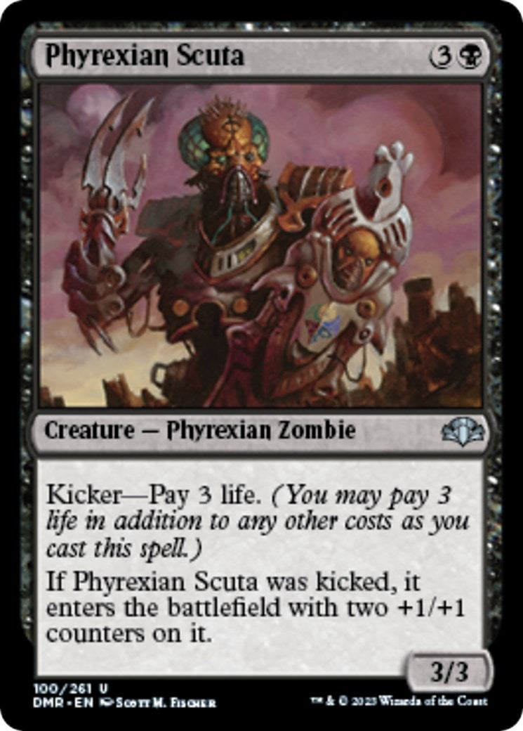 Image for Phyrexian Scuta (100) [Dominaria Remastered] - Magic: The Gathering