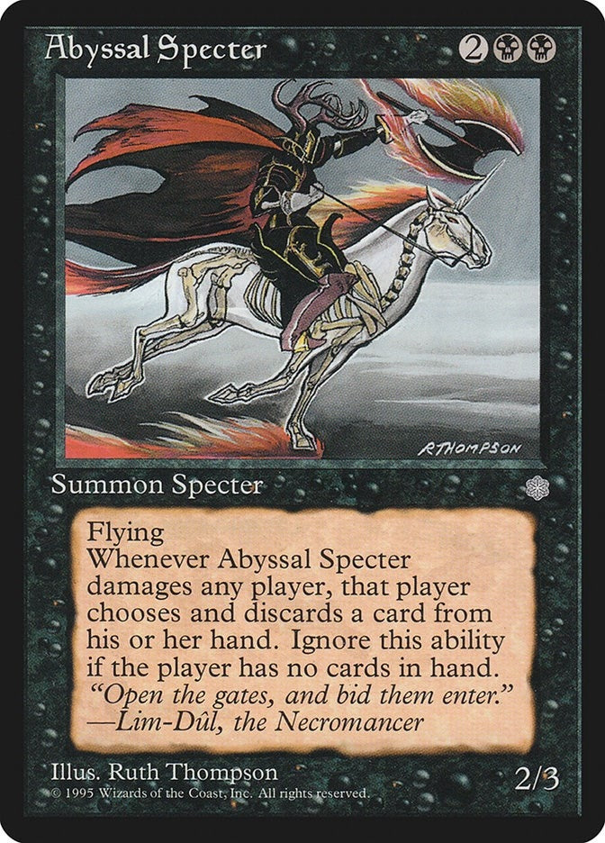 Image for Abyssal Specter [Ice Age] - Magic: The Gathering