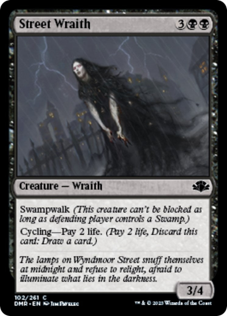 Image for Street Wraith (102) [Dominaria Remastered] - Magic: The Gathering