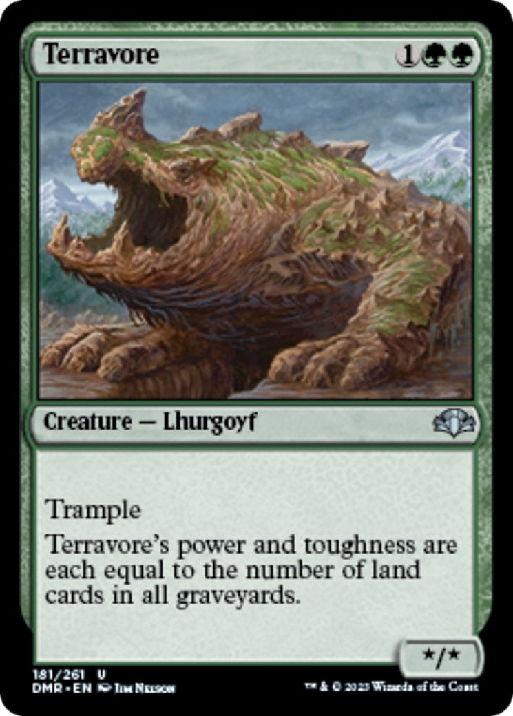 Image for Terravore (181) [Dominaria Remastered] - Magic: The Gathering