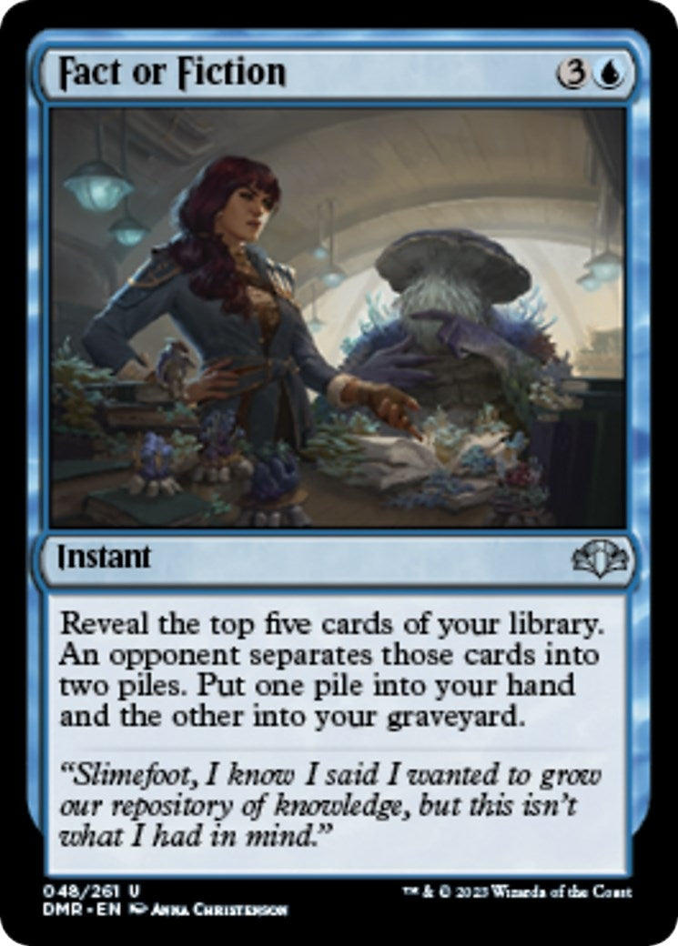 Image for Fact or Fiction (48) [Dominaria Remastered] - Magic: The Gathering