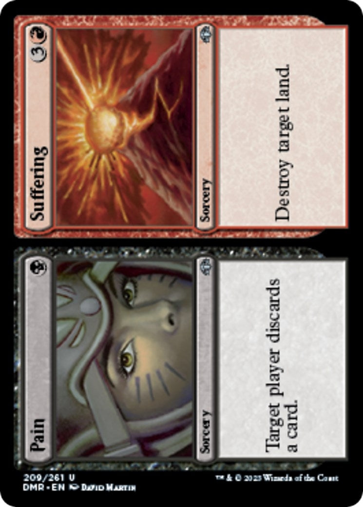 Image for Pain // Suffering (209) [Dominaria Remastered] - Magic: The Gathering