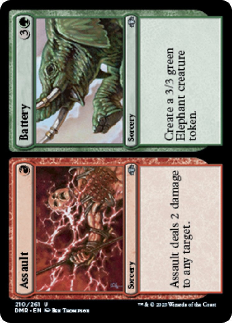 Image for Assault // Battery (210) [Dominaria Remastered] - Magic: The Gathering