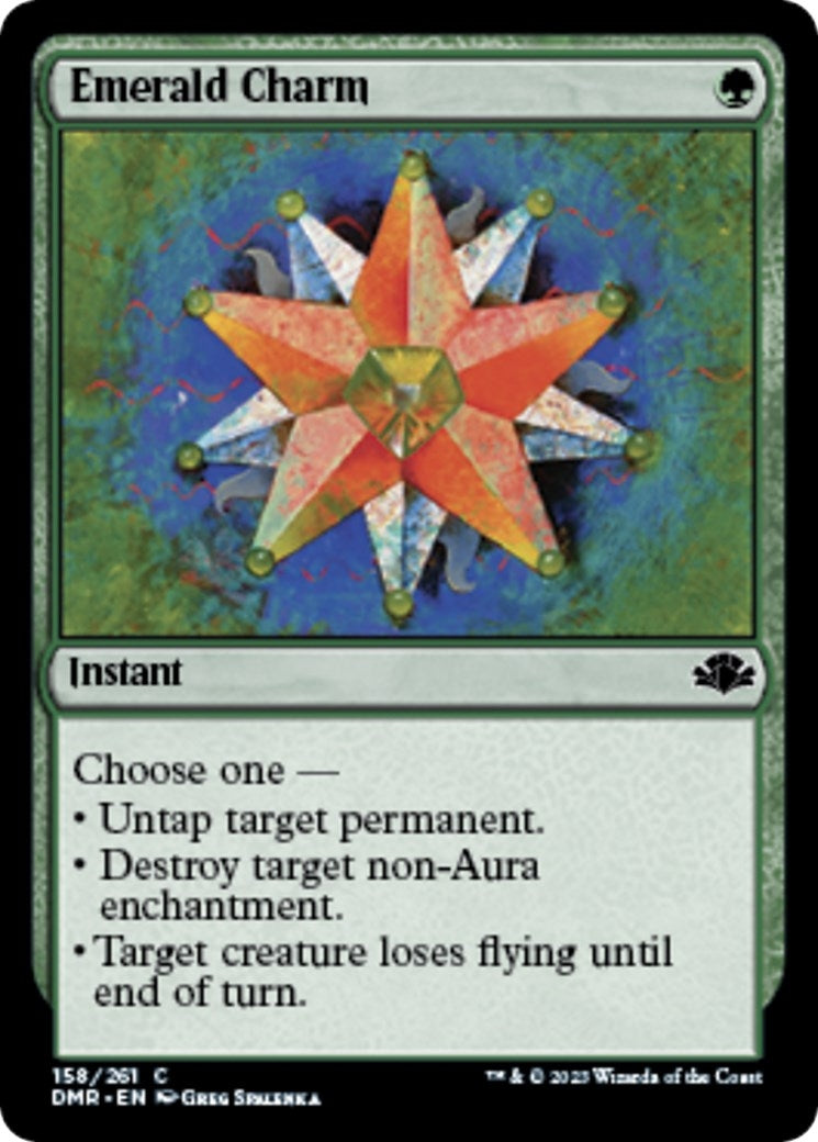 Image for Emerald Charm (158) [Dominaria Remastered] - Magic: The Gathering