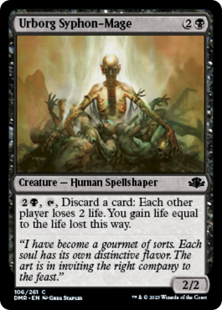 Image for Urborg Syphon-Mage (106) [Dominaria Remastered] - Magic: The Gathering