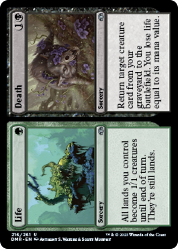 Image for Life // Death (216) [Dominaria Remastered] - Magic: The Gathering
