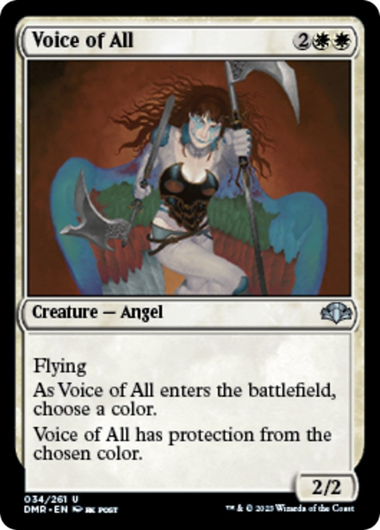 Image for Voice of All (34) [Dominaria Remastered] - Magic: The Gathering