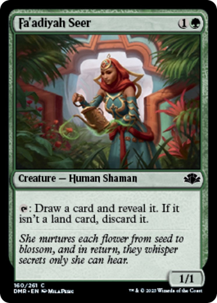 Image for Fa'adiyah Seer (160) [Dominaria Remastered] - Magic: The Gathering