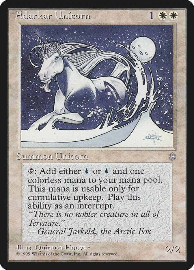 Image for Adarkar Unicorn [Ice Age] - Magic: The Gathering