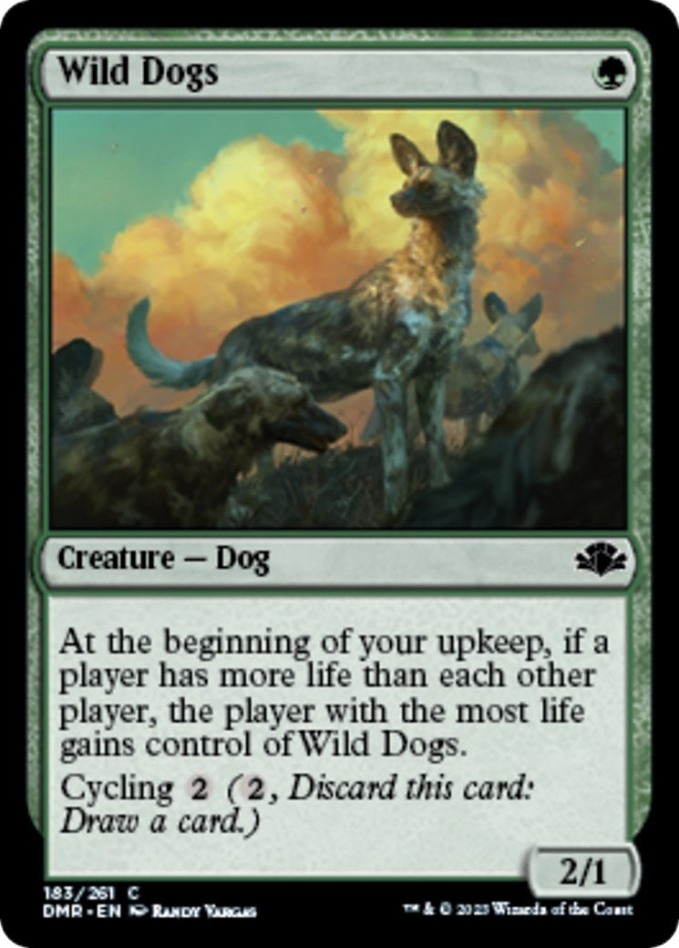 Image for Wild Dogs (183) [Dominaria Remastered] - Magic: The Gathering