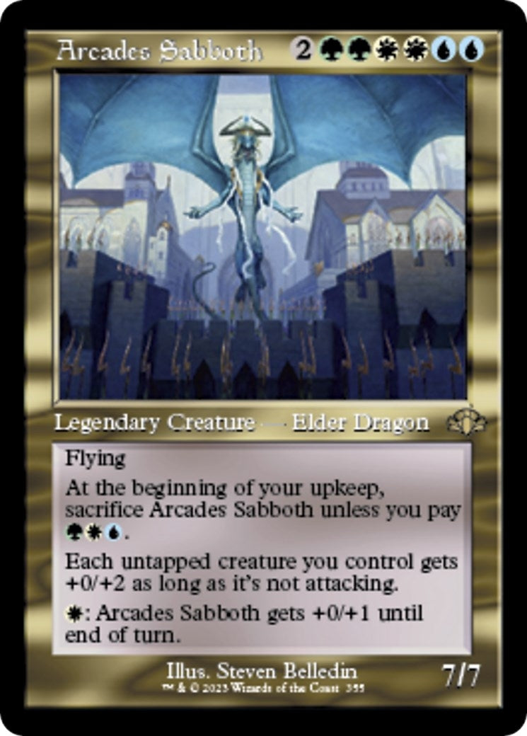 Image for Arcades Sabboth (Retro Frame) (355) [Dominaria Remastered] - Magic: The Gathering