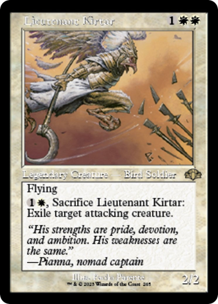 Image for Lieutenant Kirtar (Retro Frame) (265) [Dominaria Remastered] - Magic: The Gathering