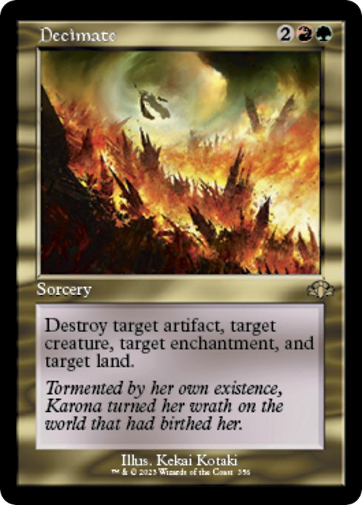 Image for Decimate (Retro Frame) (356) [Dominaria Remastered] - Magic: The Gathering