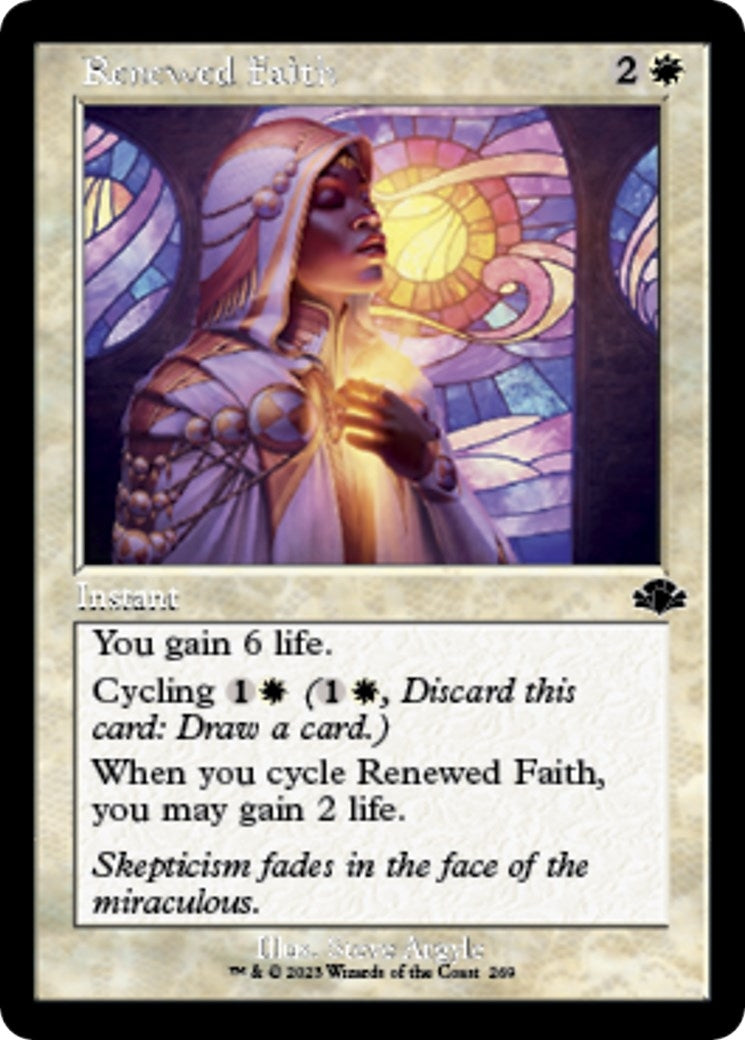 Image for Renewed Faith (Retro Frame) (269) [Dominaria Remastered] - Magic: The Gathering