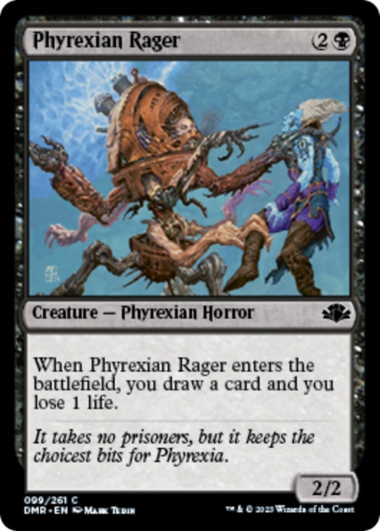 Image for Phyrexian Rager (99) [Dominaria Remastered] - Magic: The Gathering