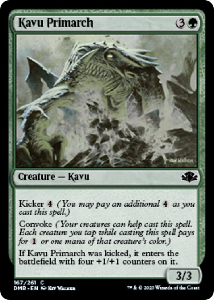 Kavu Primarch (167) [Dominaria Remastered]