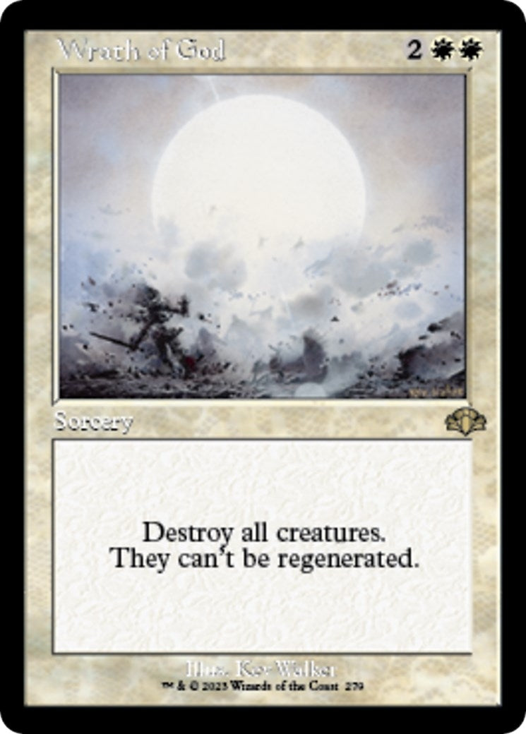 Image for Wrath of God (Retro Frame) (279) [Dominaria Remastered] - Magic: The Gathering
