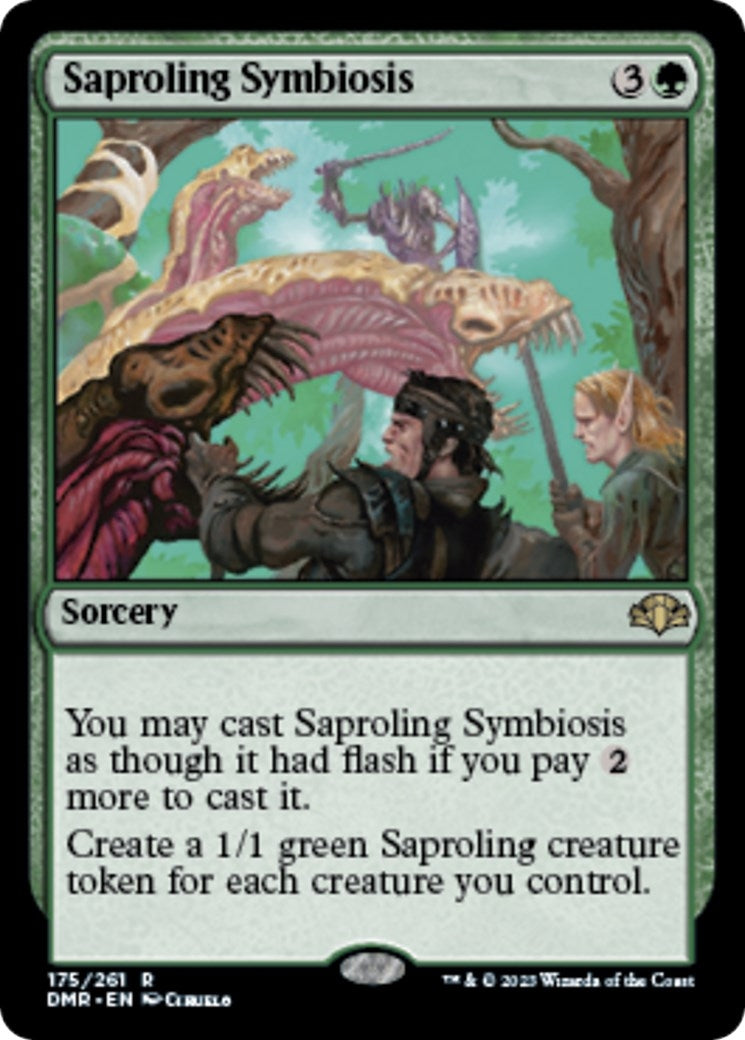 Image for Saproling Symbiosis (175) [Dominaria Remastered] - Magic: The Gathering