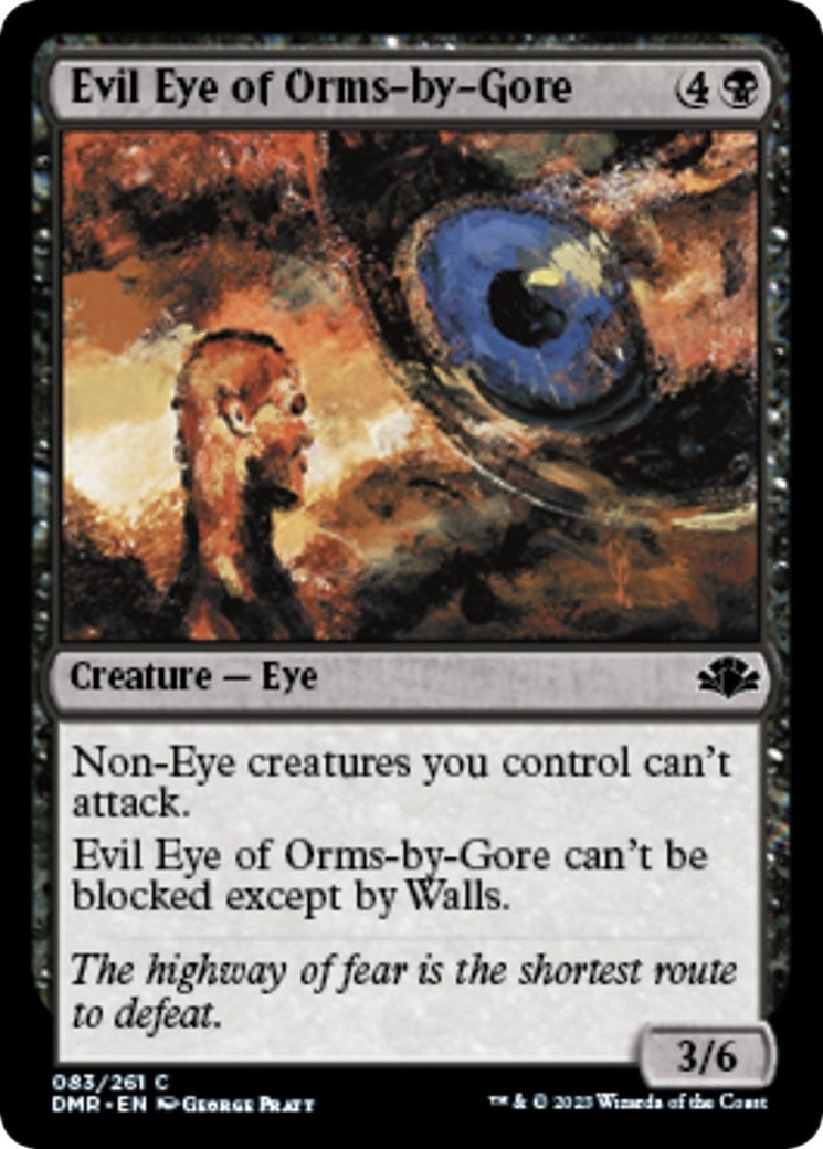 Image for Evil Eye of Orms-by-Gore (83) [Dominaria Remastered] - Magic: The Gathering