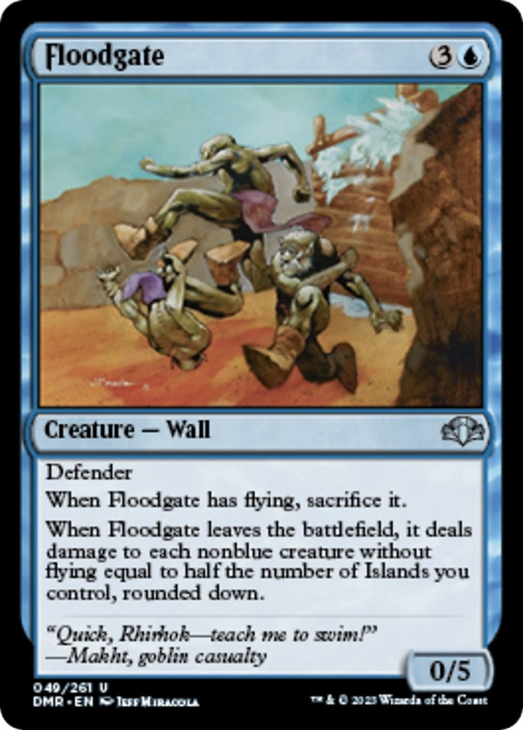 Image for Floodgate (49) [Dominaria Remastered] - Magic: The Gathering