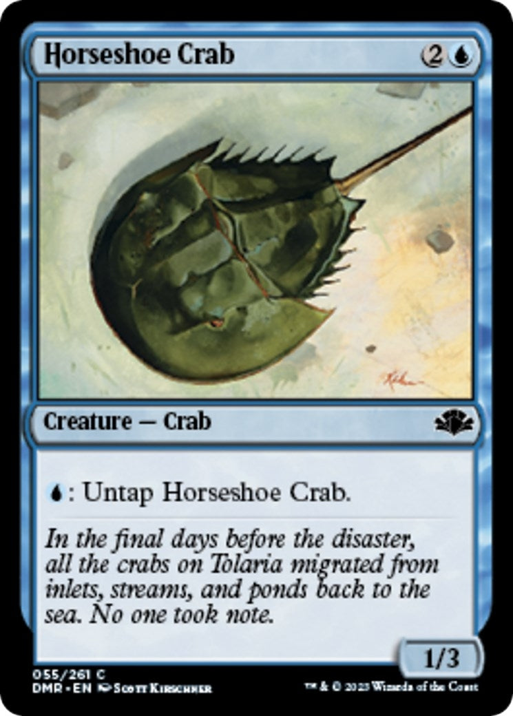 Image for Horseshoe Crab (55) [Dominaria Remastered] - Magic: The Gathering
