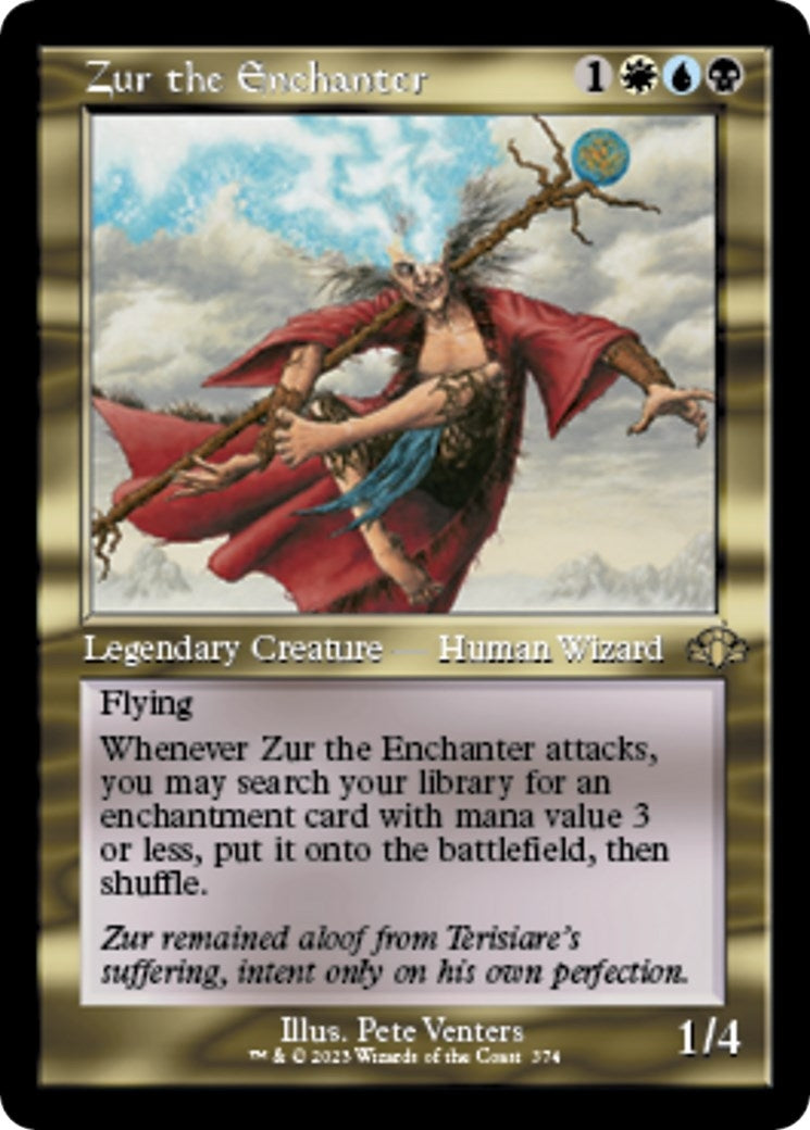 Image for Zur the Enchanter (Retro Frame) (374) [Dominaria Remastered] - Magic: The Gathering