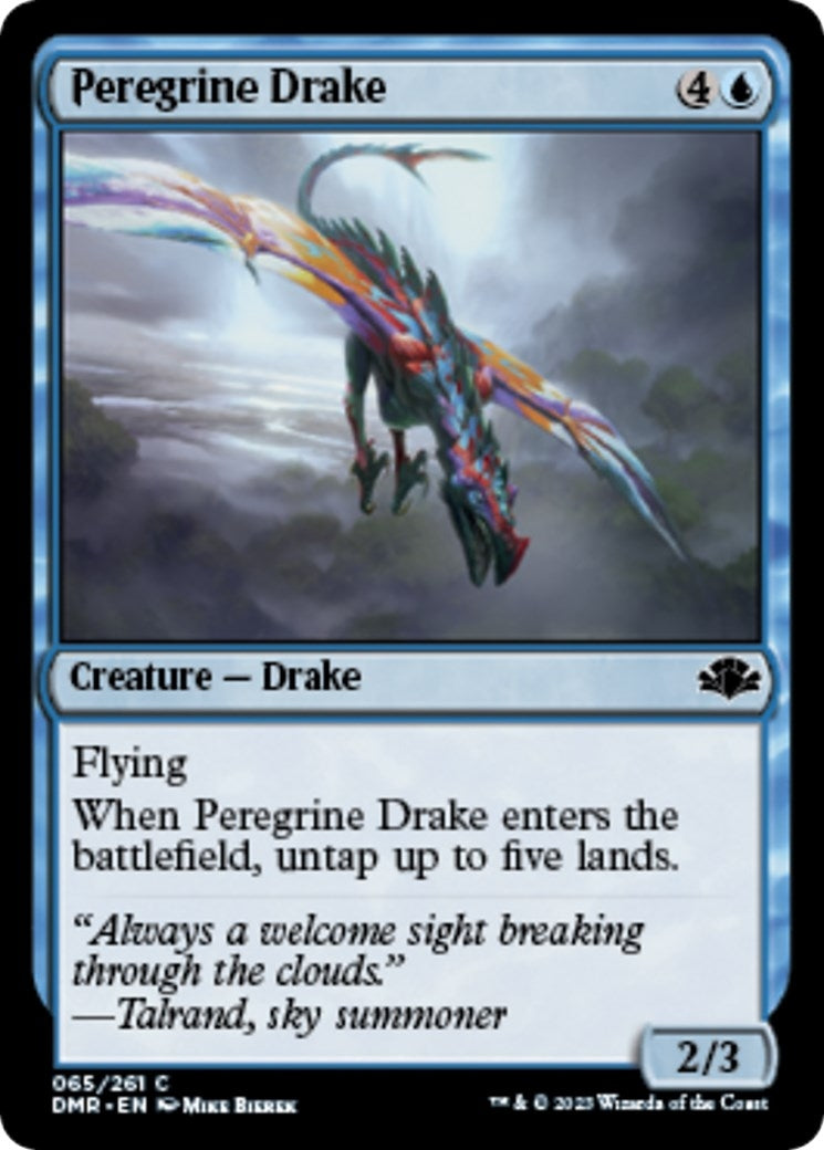 Image for Peregrine Drake (65) [Dominaria Remastered] - Magic: The Gathering